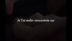 Play French slattern gets her verbalise flexile by a brobdingnagian sashay