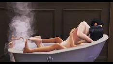 Oynat Sims 4 porno: tolla boor banyoda onu sikikleri