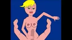 Reproduzir Hqs boneca russa humanóide foda-se a bunda e cum sequência 1