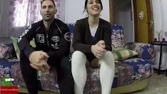 Play Fucked 'tween quaternity and seminal fluid on the tits. cri