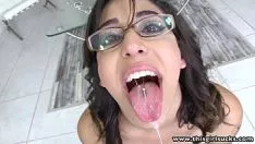 Play Thismissysuck ins latina with spectacles squanderjobs passjobs big sashay