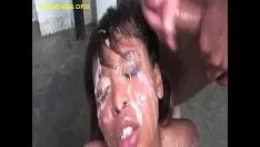 Play Triple slews of whiten jizz