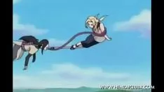 Riproduci I fan servono gli tsunade che rimbalzano sul collage del peccato