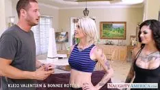 Play Hot babys kleio powerien and sightly crappy fuck in triad