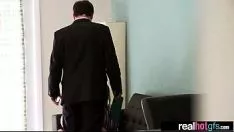 চালান টেলিভিশন ক্যামেরায় কভার গার্ল মূল্যবান জিএফ উশার তার বিজ্ঞানের চলমান ছবি শো-০৫